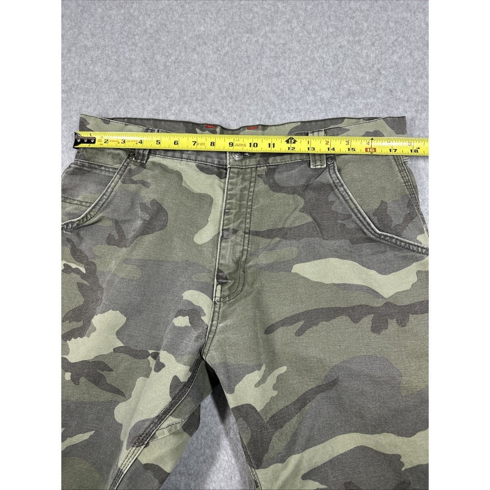 Craftsman Men's Camo Canvas Carpenter Work Pants Size 36x30 Loose Baggy Skater - Picture 7 of 14
